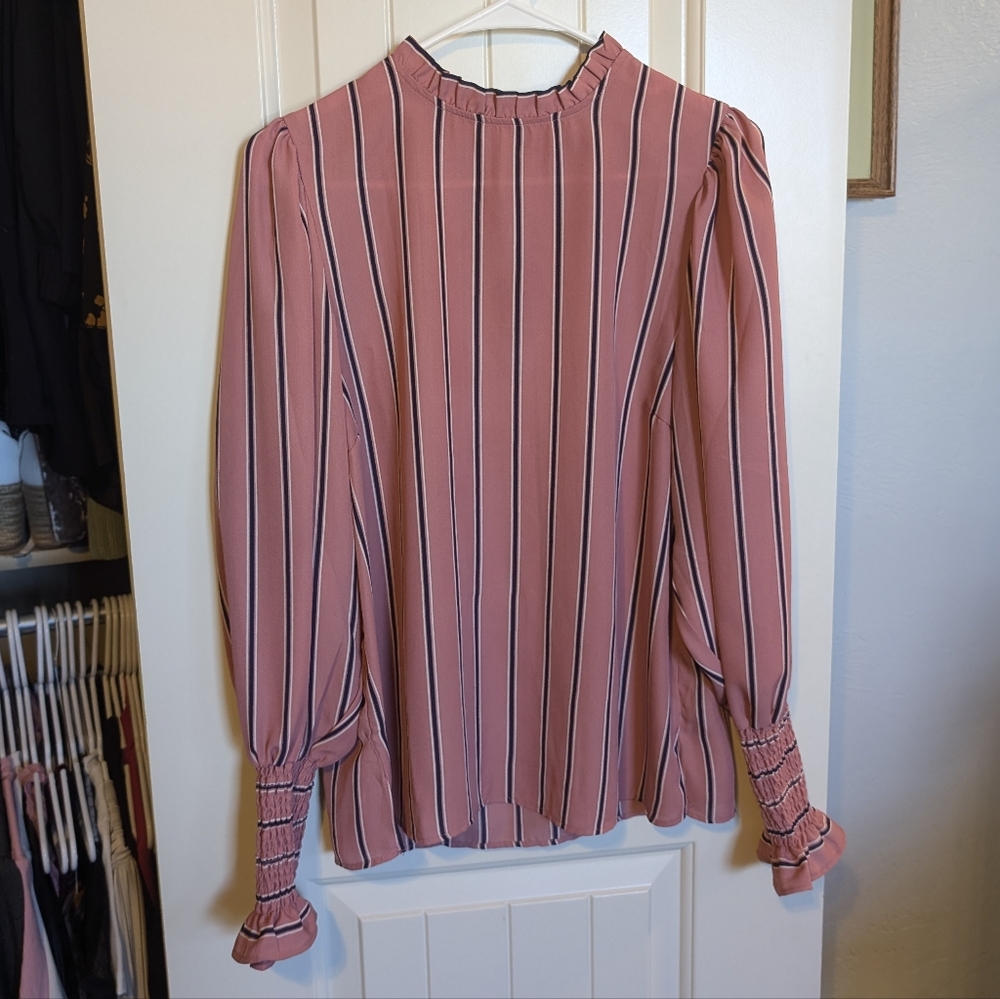 Striped Pink Blouse